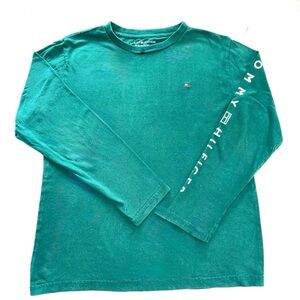 Tommy Hilfiger Green Cotton Shirt